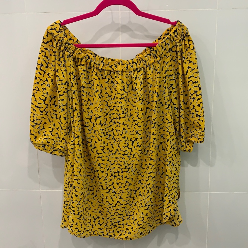 Michael Kors Flower Print Top